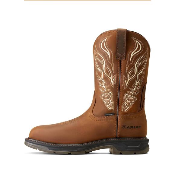 Ariat Men's Workhog Xt Phoenix Carbon Toe Work Boot Distressed Brown 14 EE Wide - Picture 7 of 12